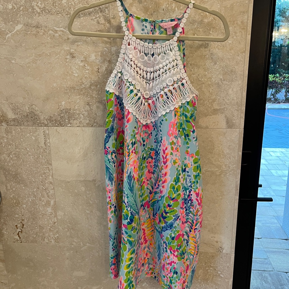 EUC Lilly Pulitzer Halter Dress Sz 4
